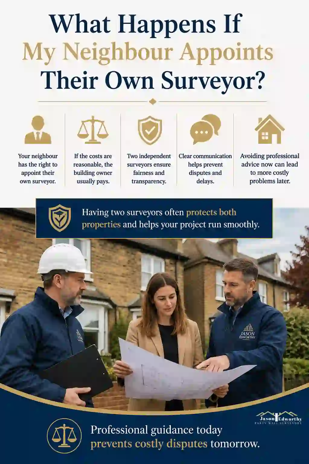 What Happens If My Neighbour Appoints Their Own Surveyor Stourport-on-Severn?